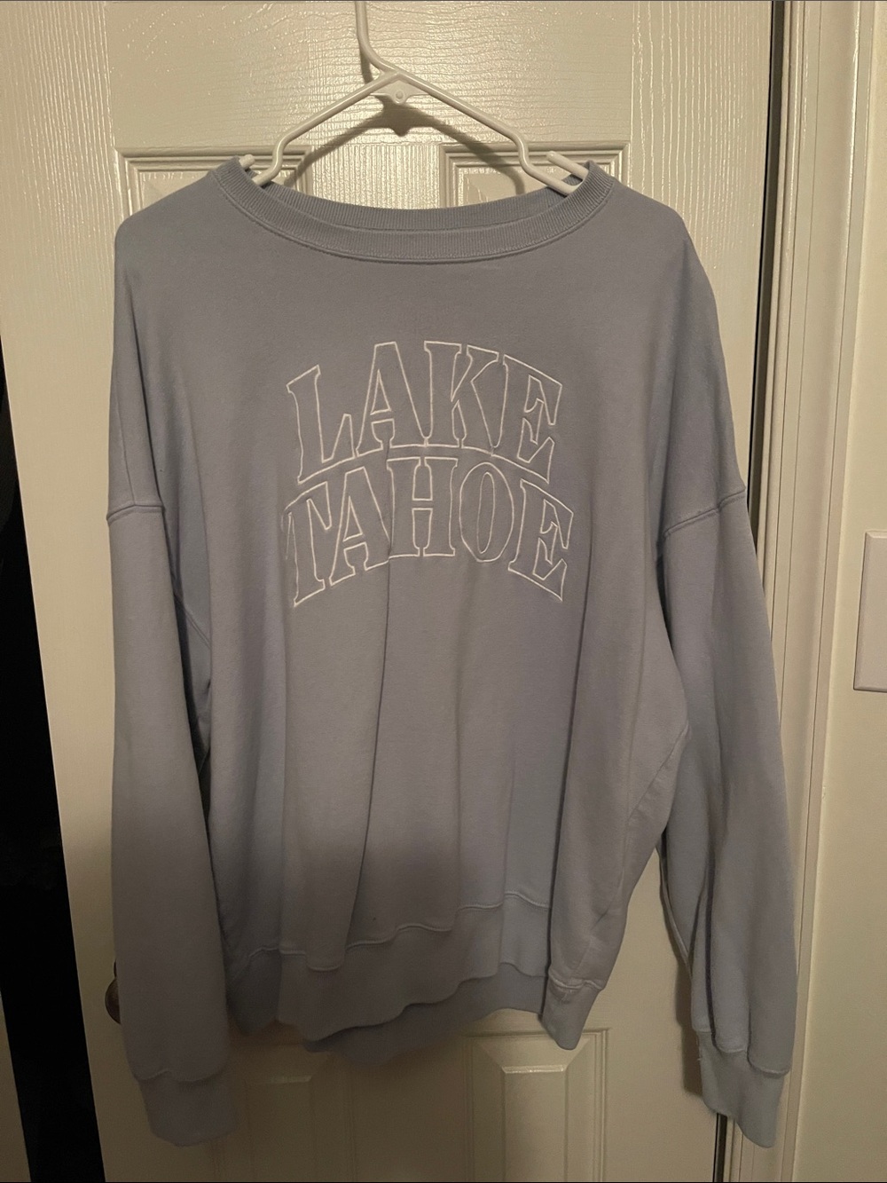 Hollister Light Blue 'Lake Tahoe' Crewneck Sweatshirt